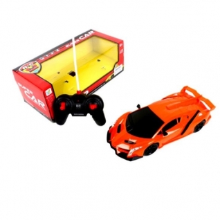 Машинка р/у Super Car (на бат., свет), оранжевая Shantou