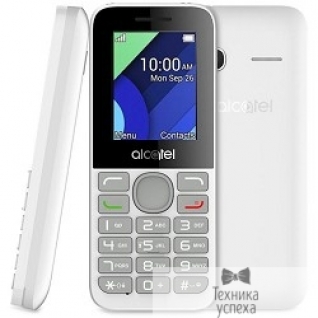 Alcatel Alcatel OT1054D Pure White 1.8"160x128/MP3/FM/BT/32Мб/0.3 MP/microSD/2 sim/ 1054D-3BALRU1