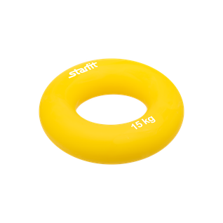Эспандер кистевой Starfit Es-403 "кольцо", диаметр 7 см, 15 кг, жёлтый