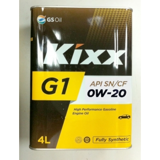 Моторное масло KIXX G1 SN/CF 0W20 4л