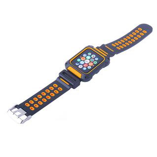 Ремешок COTEetCI W31 PC&Silicone Band Suit (WH5252-BO) для Apple Watch 42мм Черно-Оранжевый