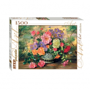 Пазл Art Collection - Цветы в вазе, 1500 элементов Step Puzzle
