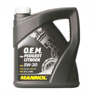 Моторное масло Mannol O.E.M. for Peugeot Citroen 5W30 4л
