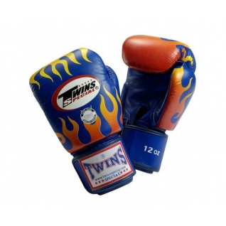 Twins Special Боксерские перчатки Twins FBGV-7, 8 унций, Синий