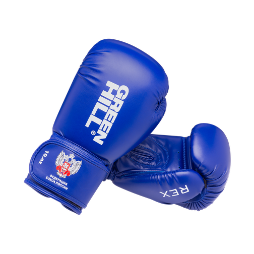 Перчатки боксерские Green Hill Rex Bgr-2272, 10 Oz, синий 42219496 1