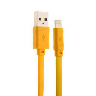 USB дата-кабель Hoco X5 Bamboo Lightning (1.0 м) Желтый