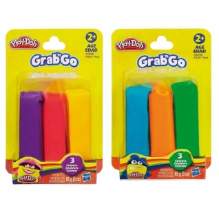 Пластилин Play-Doh "Grab'n Go", 3 цвета Hasbro