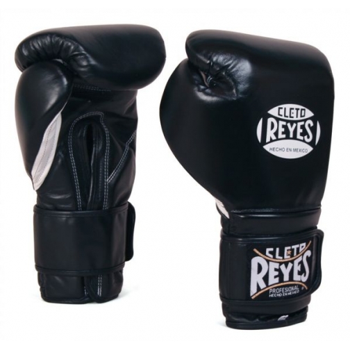 Cleto Reyes Перчатки боксерские на липучке Cleto Reyes CЕ608 8 унций (черные) 455221