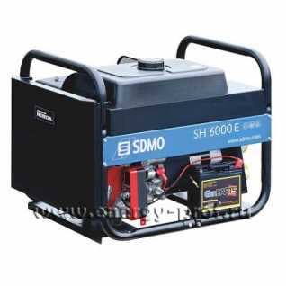 Электрогенератор SDMO Однофазный генератор TECHNIC SH 6000 E