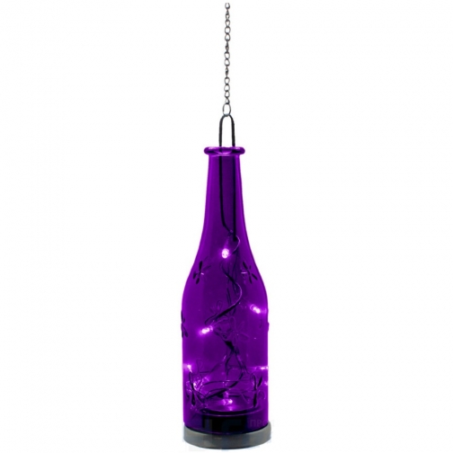 Световая фигура Feron LT049 Бутылка фиолетовая 8227077