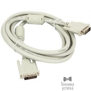 Bion Cable Bion Кабель DVI-D dual link 1.8м, 25M/25M, экран, феррит.кольца БионBNCC-DVI2-6C