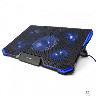 Crown CROWN Подставка для ноутбука CMLS-k331 BLUE ( до 19" Размер 410*292*29мм , кулеры: D140mm*1+ D80mm*4, синяя led подсветка, регулятор скорости, 7 уровней наклона)