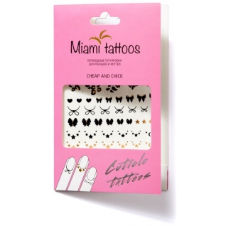 Miami tattoos - Флэш тату для пальцев и ногтей Cheap and Chick