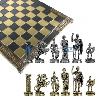 Шахматы с тематическими фигурами "Древний мир", малые
