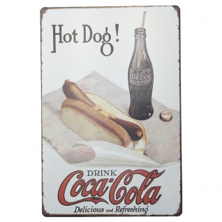 Табличка "Coca-cola & Hot Dog"