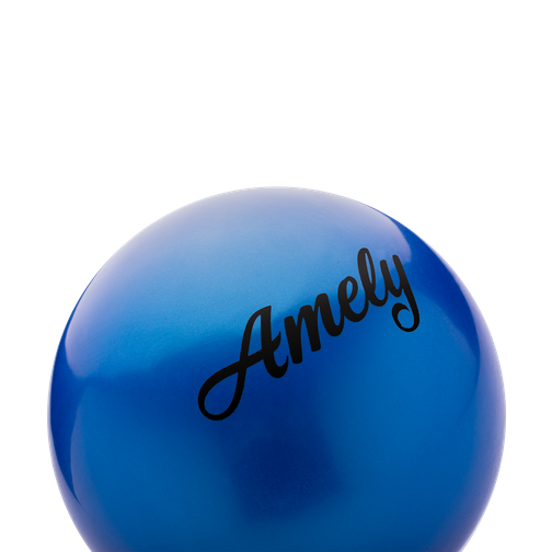 Мяч для художественной гимнастики Amely Agb-101, 19 см, синий 42219350