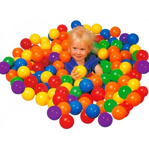 Пластиковые мячики для сухого бассейна, 100 штук Intex 37711854 4