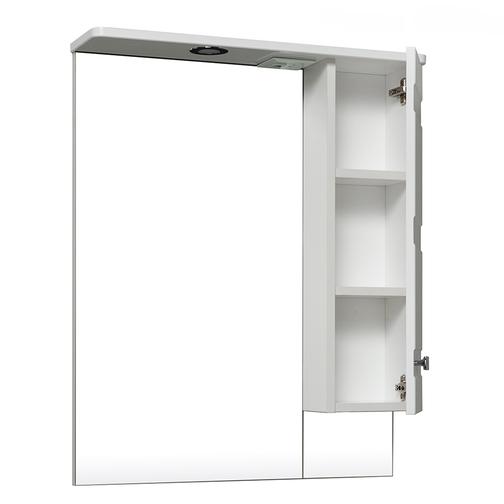 Зеркальный шкаф для ванной Runo Турин 65 Белый Правый 38114502 1