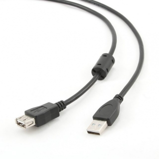 Удлинитель USB для цифровой аппаратуры, AMAF, USB 2.0, с ферритовыми фильтрами, 3м Kabelprof