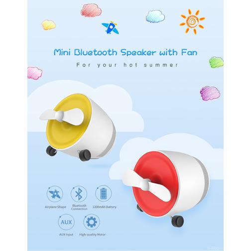 Акустическая система Rock Space Mini Bluetooth Speaker With Fan 42190943 5
