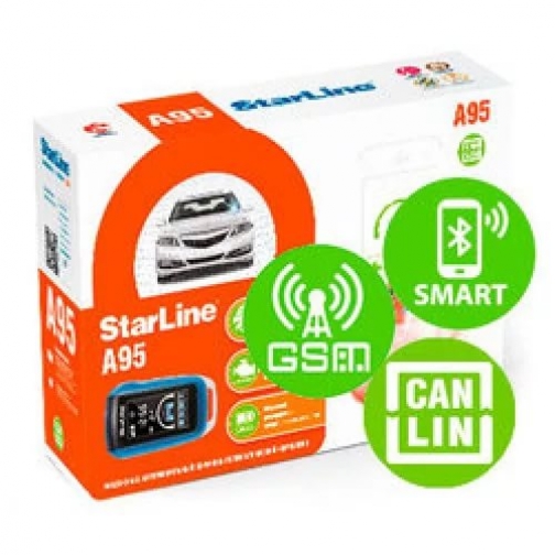 Автосигнализация StarLine A95 BT CAN+LIN GSM StarLine 8185250