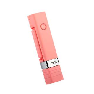Монопод для селфи HOCO K4 Beauty Wireless Selfie stick (0.65 м) 3.5"-7" Pink Розовый