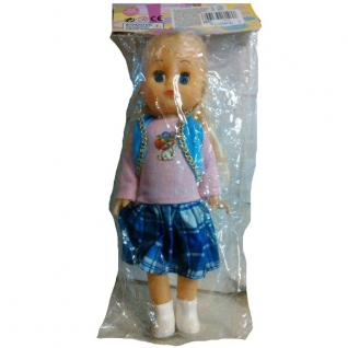 Кукла "Маринка" в розово-голубой кофточке, 28 см Play Smart