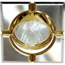 Встраиваемый светильник Feron 098T-MR16-S титан-золото