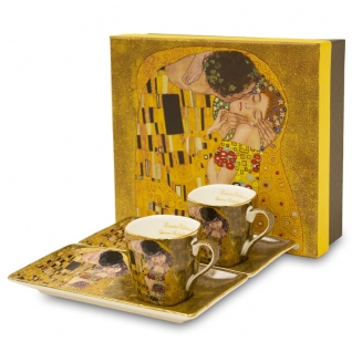 Комплект из двух чашек с блюдцами Gustav Klimt