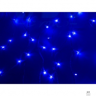 Neon-night Гирлянда "Светодиодный Дождь" 1,5х1,5м, свечение с динамикой, прозрачный провод, 230 В, диоды СИНИЕ 235-033
