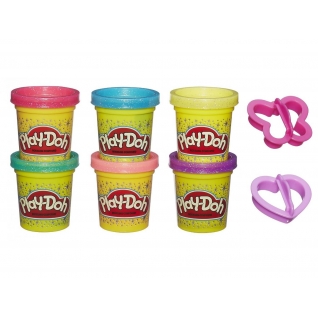 Набор пластилина "Блестящая коллекция" Play-Doh Hasbro