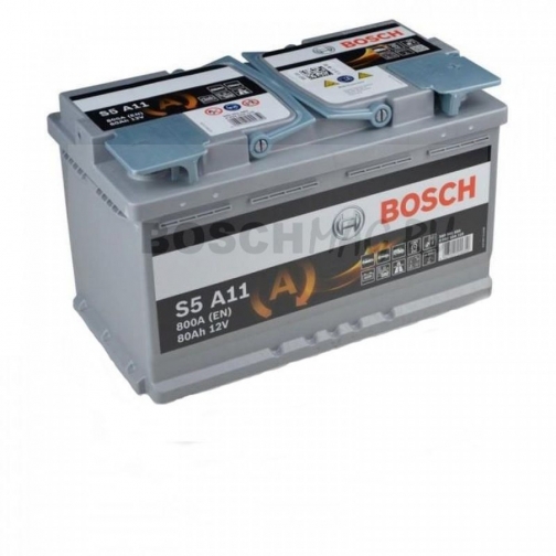 Аккумулятор BOSCH S6 011-5A110 0092S60110 80 Ач (A/h) обратная полярность - 580901080 BOSCH S6 011-5A11 2060534