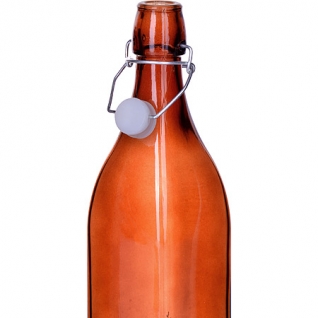 28173-3 Бутылка 500мл стекло с крышкой КОРИЧНЕВЫЙ LR (х24) Loraine