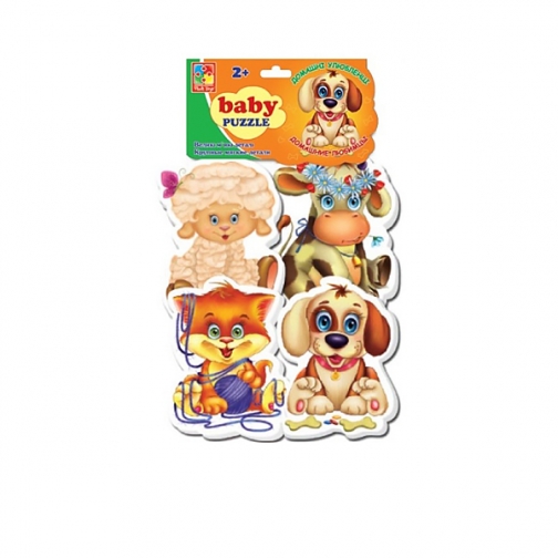 Мягкие пазлы Baby Puzzle - Домашние любимцы, 18 элементов Vladi Toys 37725641 1