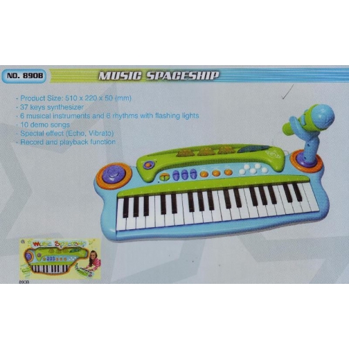 Синтезатор Music Spaceship (свет), 37 клавиш Potex 37716772 3