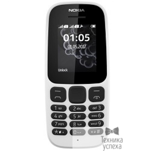 Nokia NOKIA 105 DS TA-1034 WHITE (2017) A00028316 1.8
