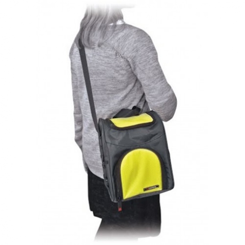 ТермоЛанчбокс-рюкзак TRAVELLER MyLunchbag серо-желтый 37675966 5