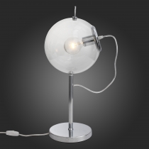 Настольная лампа St Luce Хром/Прозрачный E27 1*60W