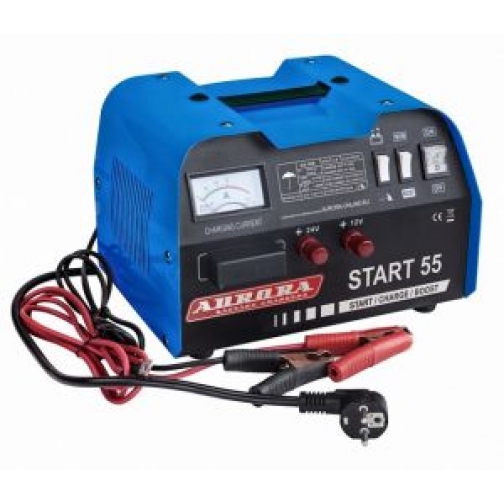 Профессиональное пуско-зарядное сетевое устройство Aurora START 55 BLUE 12/24В AURORA 6826506 1