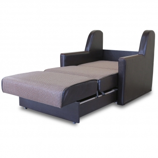 Кресло-кровать Шарм-Дизайн Аккорд М рогожка коричневый