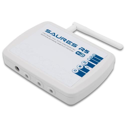 Контроллер SAURES R5, Wi-Fi, 8 каналов + 8 RS-485, внешняя антенна Контроллер SAURES R5, 8 каналов, 8 каналов RS-485, 11-30 В, внеш 42674495