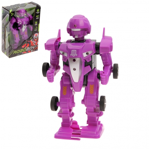 Интерактивный робот Roboboy (свет, звук, движ.), фиолетовый 37738775