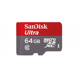 Карта памяти microSDHC 64Gb SanDisk Ultra UHS-I SanDisk