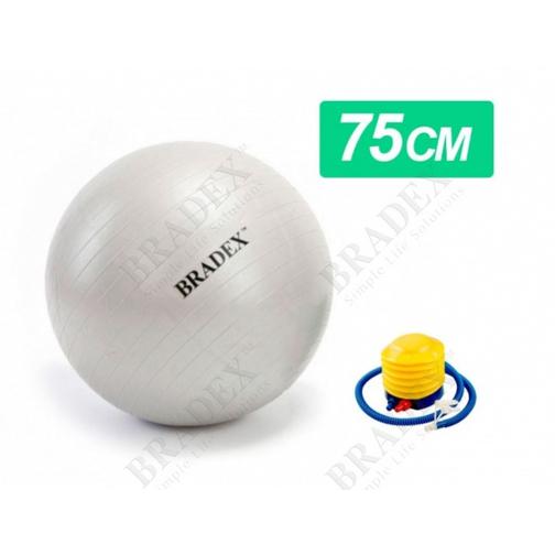 Гимнастический мяч 75см (Фитбол 75 см с насосом) BRADEX 42782997 4
