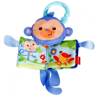Развивающие игрушки для малышей Mattel Mattel Fisher-Price CBH87 Фишер Прайс Мягкая книжка обезьянка