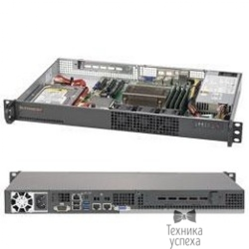 Supermicro Серверная платформа 1U SATA BLACK SYS-5019S-L SUPERMICRO 6876033