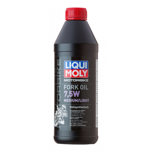 Трансмиссионное масло Liqui Moly Motorbike Fork Oil Medium/Light 7.5W 1л 37640008