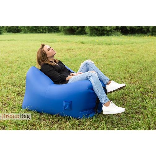 Надувное кресло AirPuf Синий DreamBag 39680153