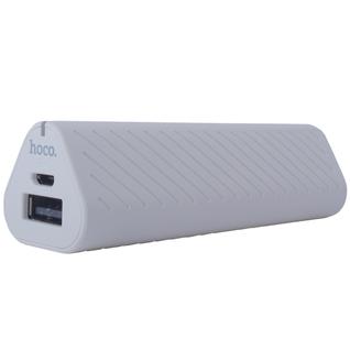 Аккумулятор внешний универсальный Hoco J23-2500 mAh New style Power bank (USB: 5V-1.0A) White Белый