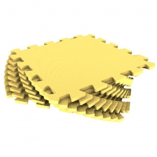 Мягкий пол "Универсальный", желтый, 9 элементов Экопромторг